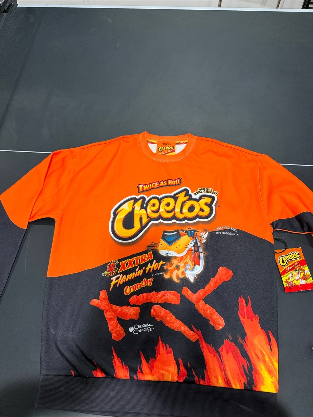 Cheetos XXTRA Flamin' Hot Graphic Tee - Orange & Black